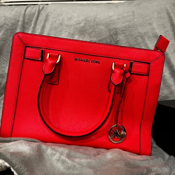 Michael Kors, Bags, Bright Red Michael Kors Bag